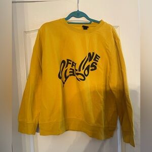 Offline Society H&M Yellow Graphic Men's Sweater